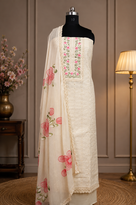 White cotta pink